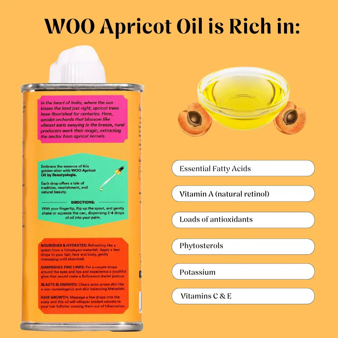 Apricot Oil, 100% Organic