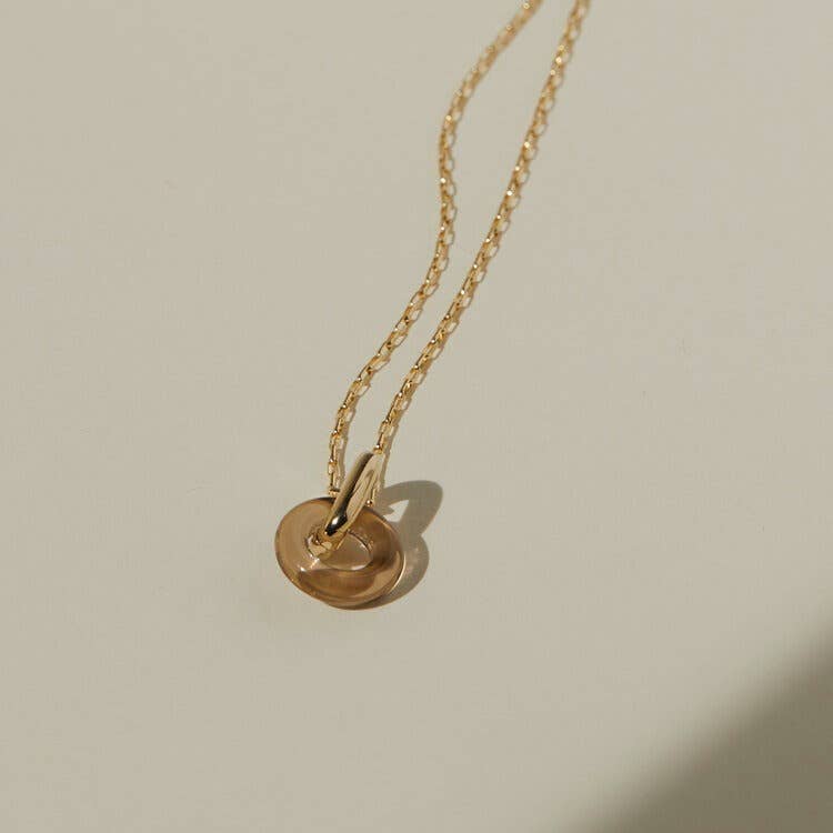 Anna Necklace - Tan: 16&quot;