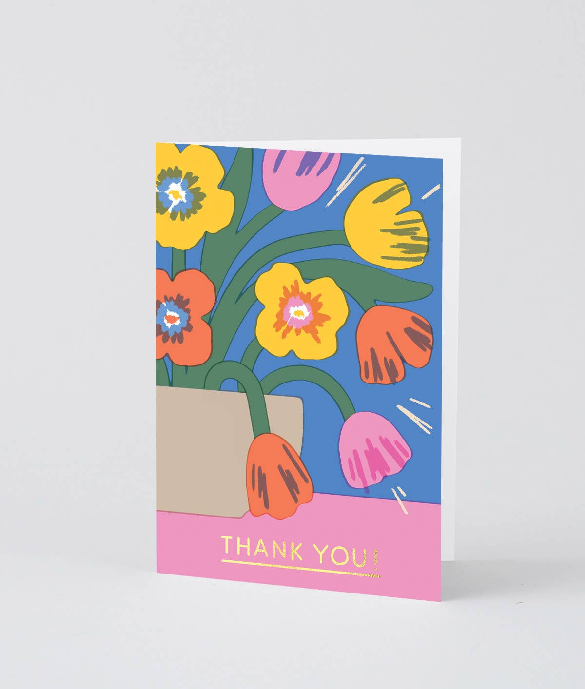 ‘Thank You Tulips’ Greetings Card