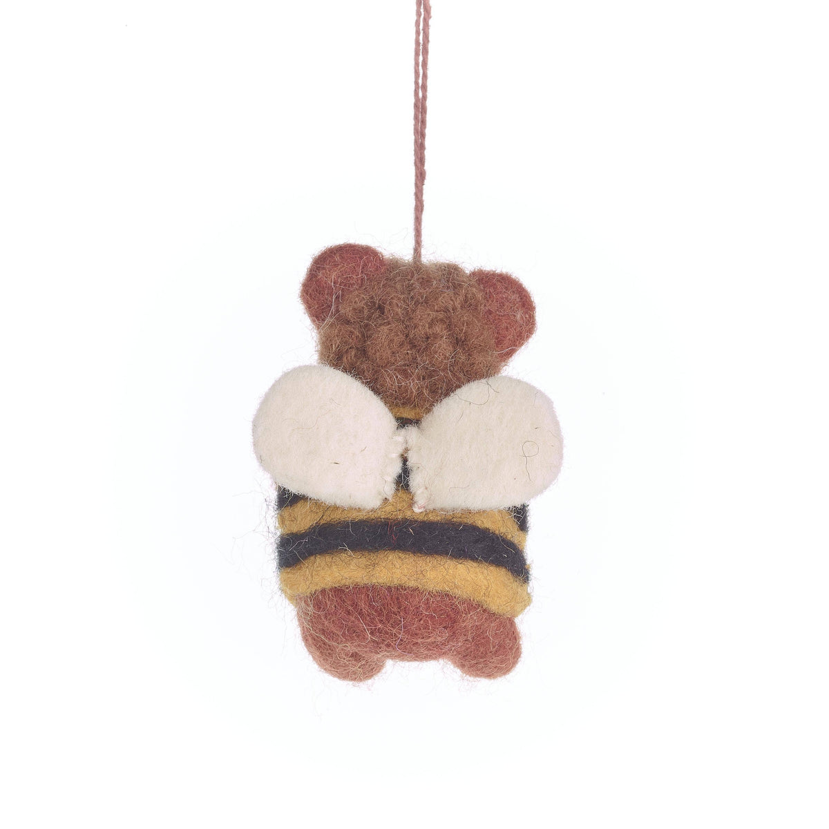 Felt Howie Honey Bee Bear Ornament