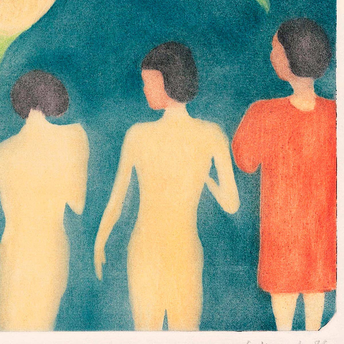 Edvard Munch Boys Bathing Art Poster: 8x10 Inches
