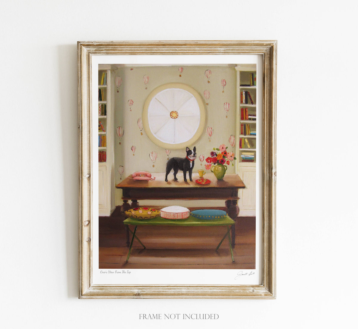 Coco&#39;s View From The Top Art Print - 8.5&quot; X 11&quot;