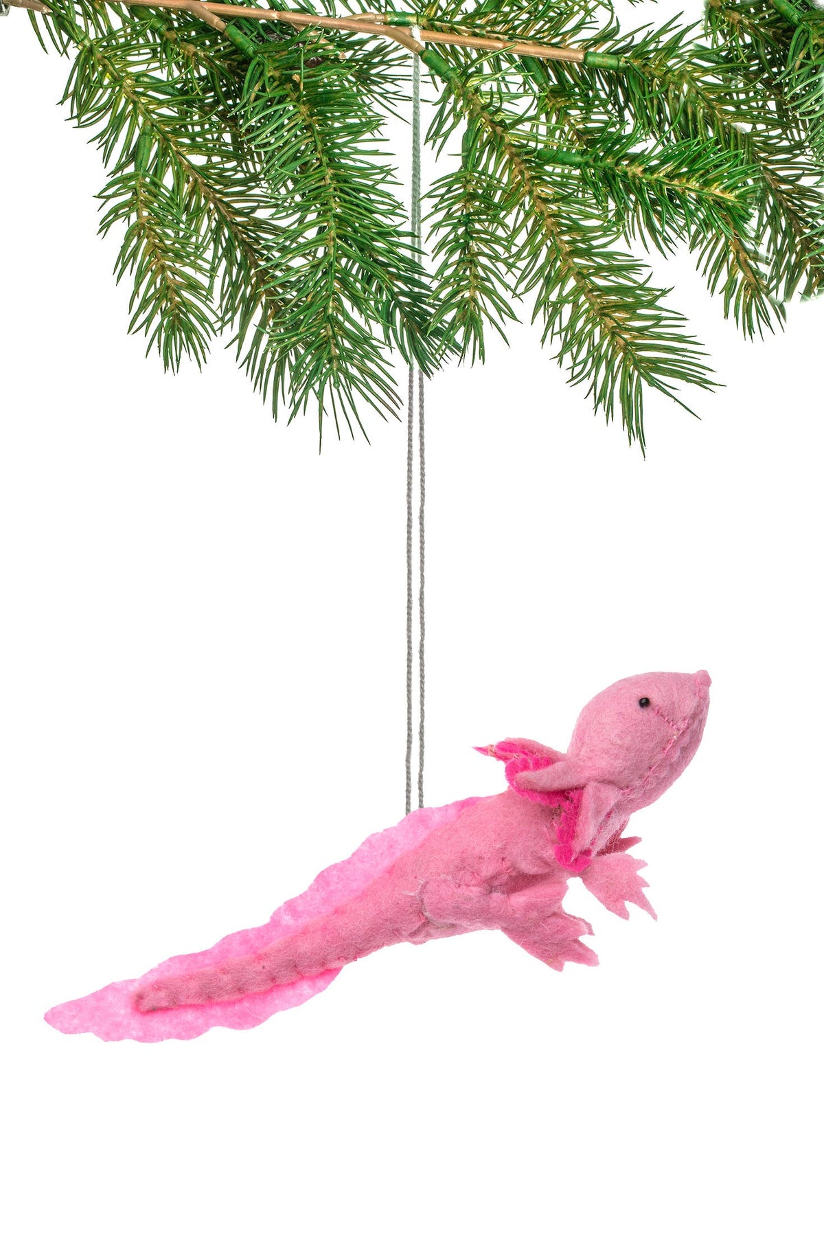 Pink Axolotl Lizard Ornament
