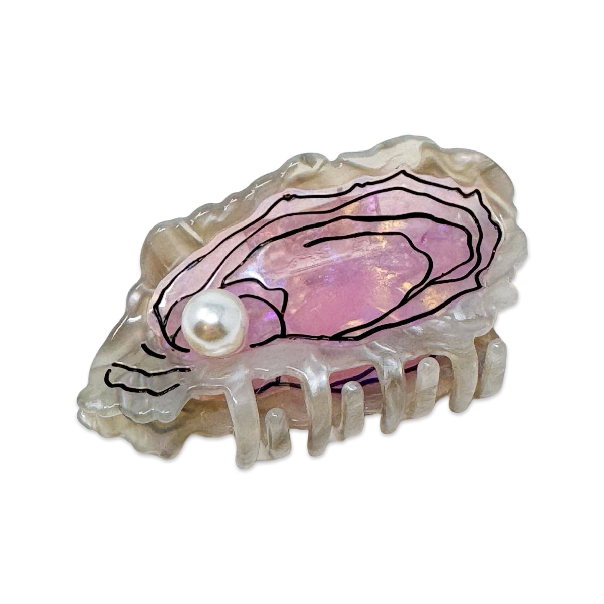 Oyster Hair Claw Clip