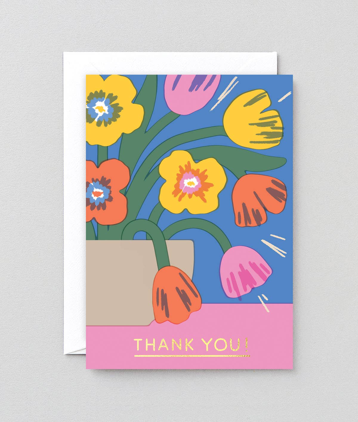 ‘Thank You Tulips’ Greetings Card