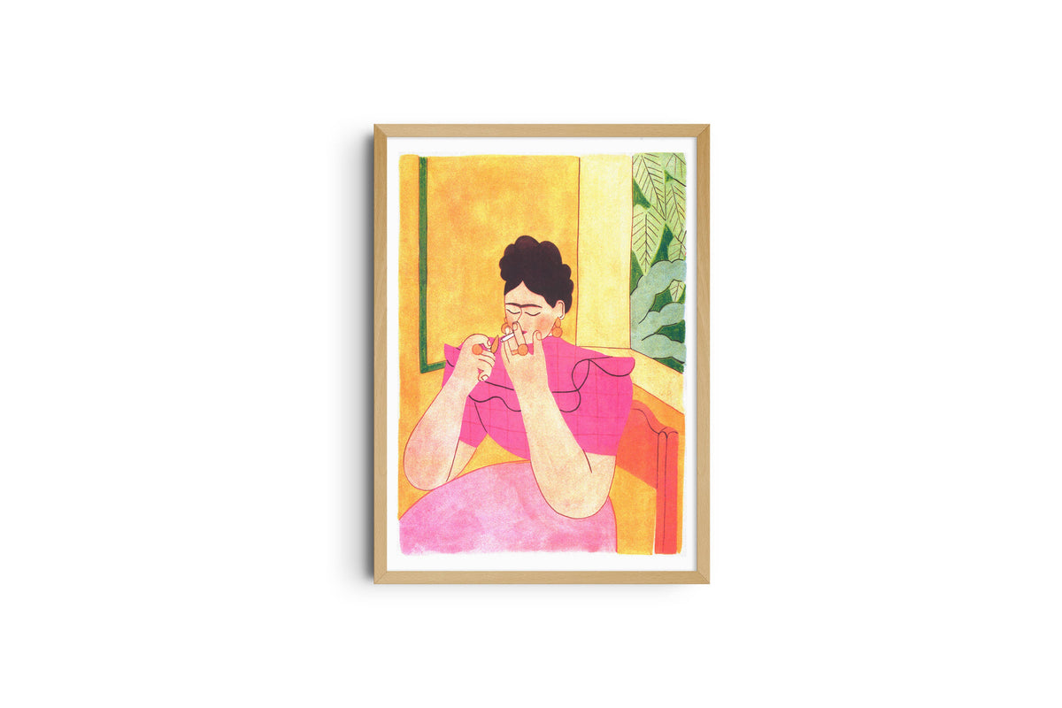 A3 poster - Morgane Fadanelli - Frida Kahlo