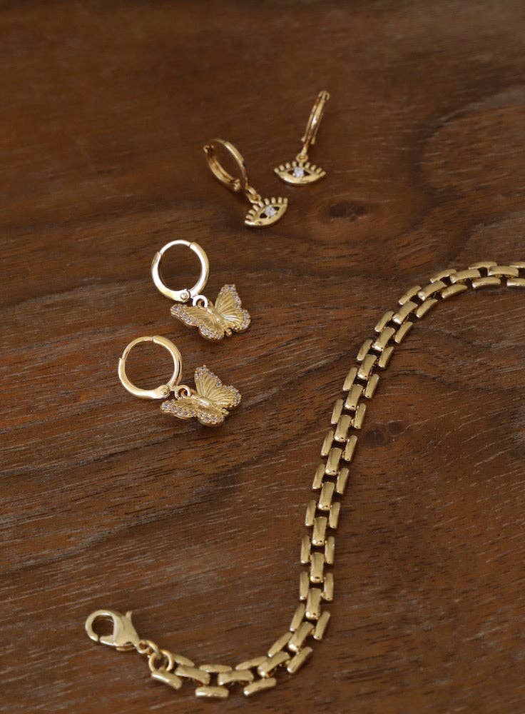 SIENNA CHAIN BRACELET: Yellow Gold / Gold Plated