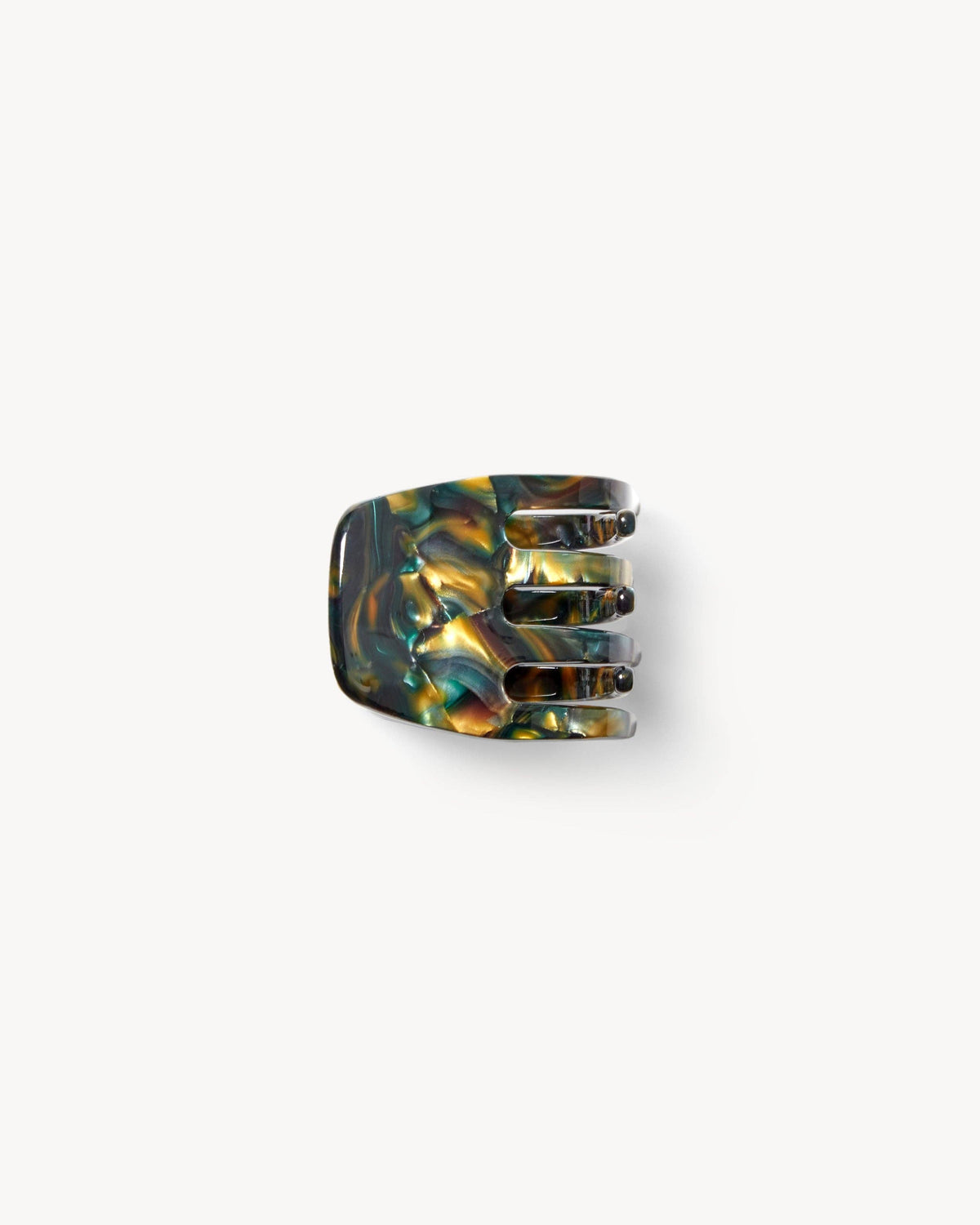Mini Claw in Green Tortoise