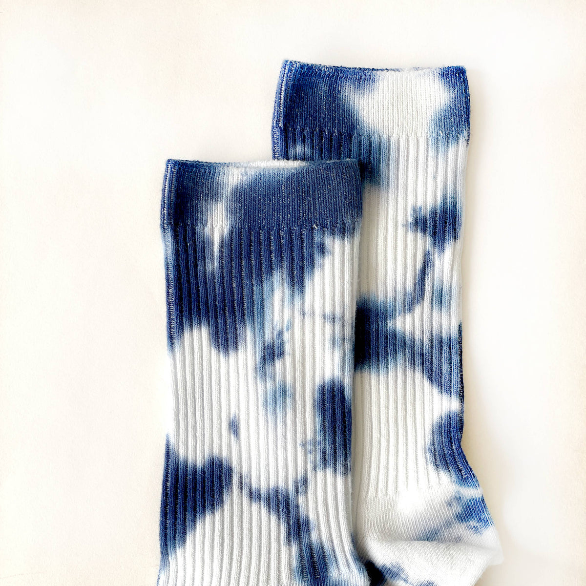 Indigo Tie-dye Dressy Socks (Women&#39;s)