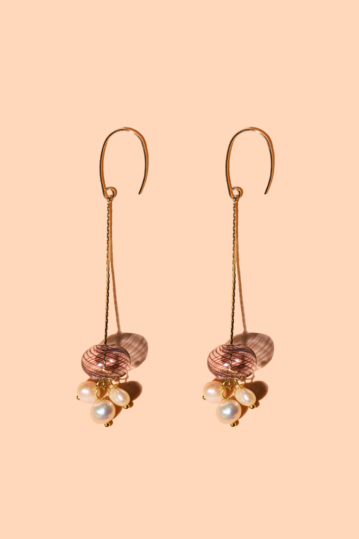 Ella Dangle Earrings - 18K Gold Plated