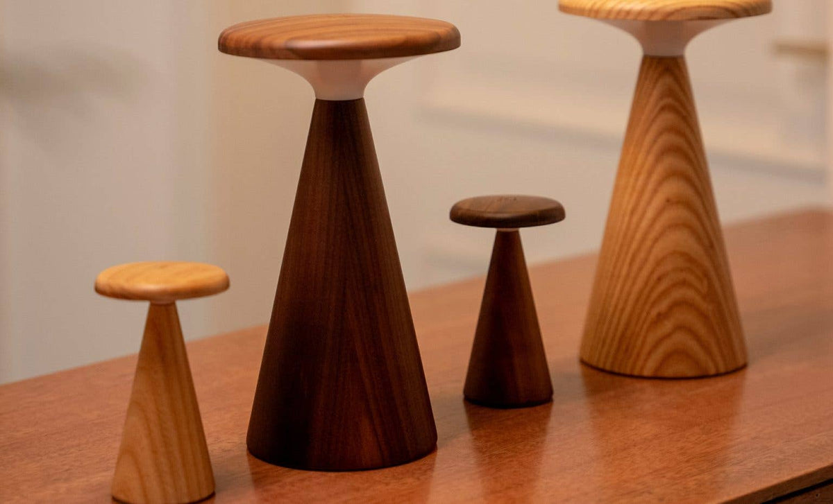 Sylva Table Lamp: Dark Walnut (Mini)