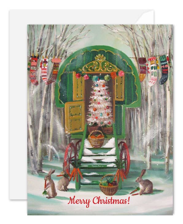 Christmas Caravan Card- Box Set of 8