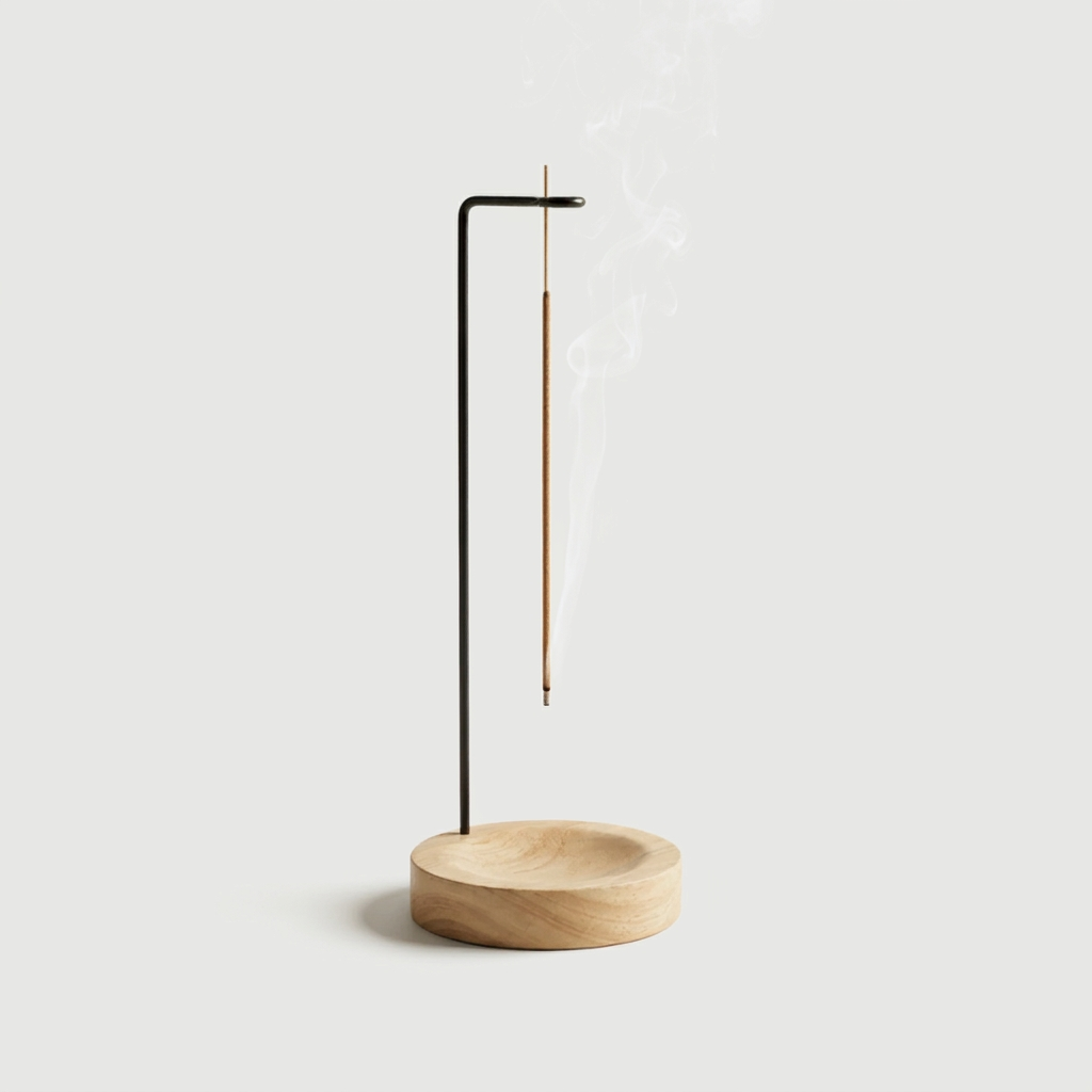 Kanso Suspended Incense Holder: Dark Wood