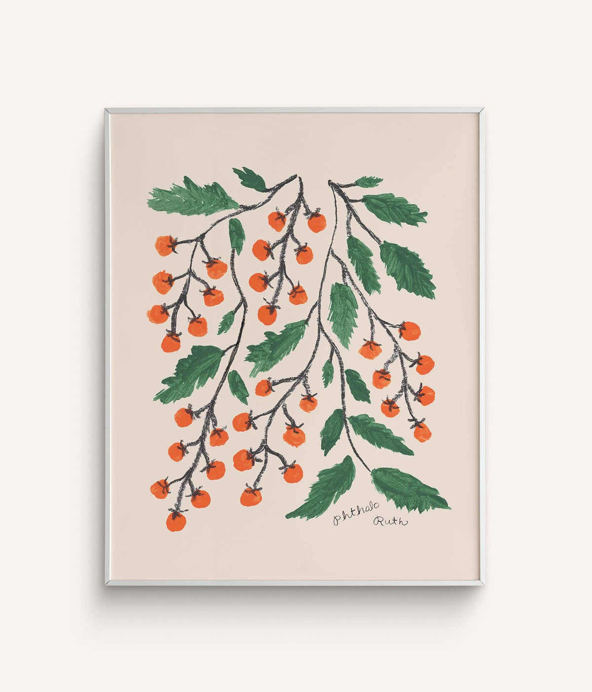 Tomato Art Print: 8 x 10