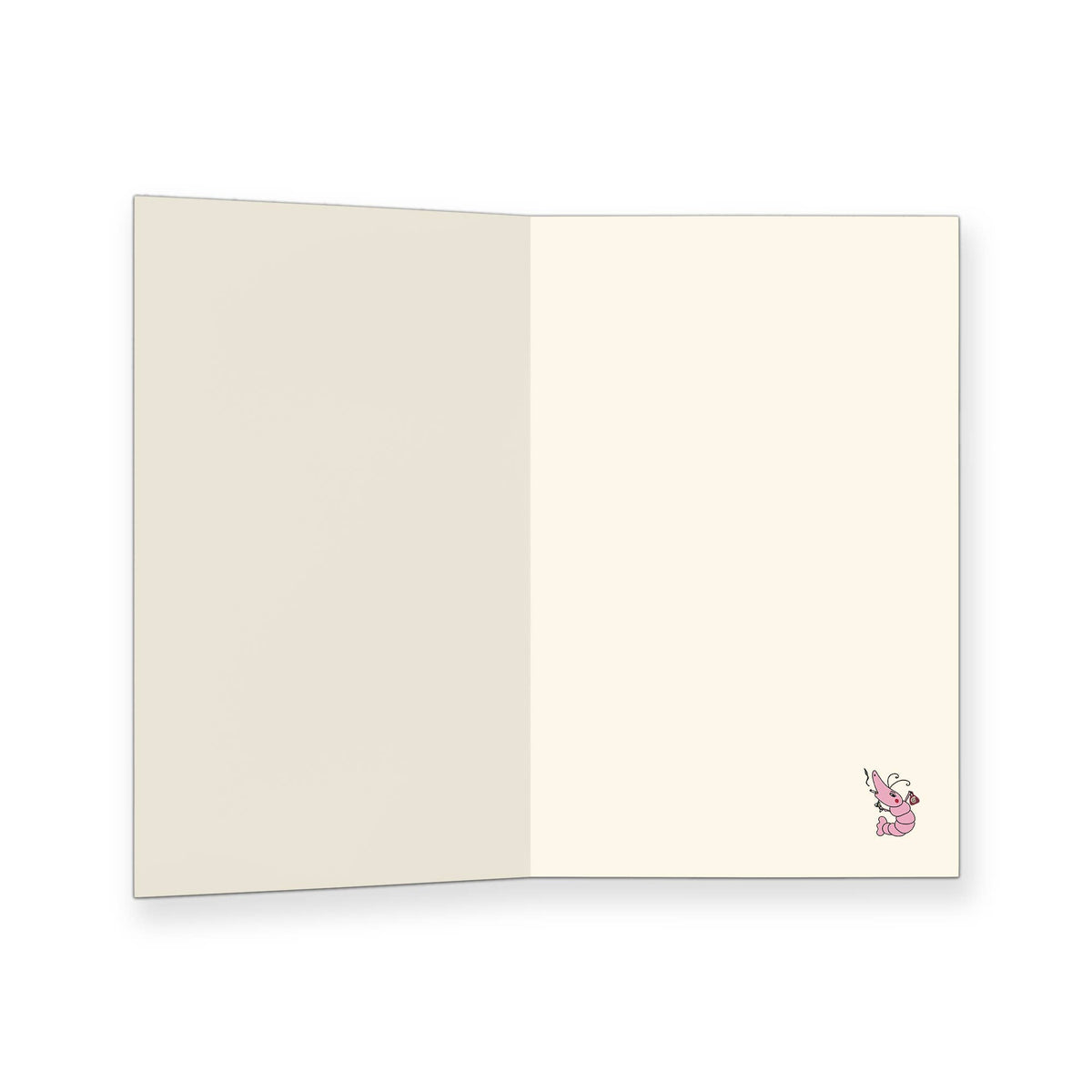 Shrimp birthday card, funny cards, stylish card