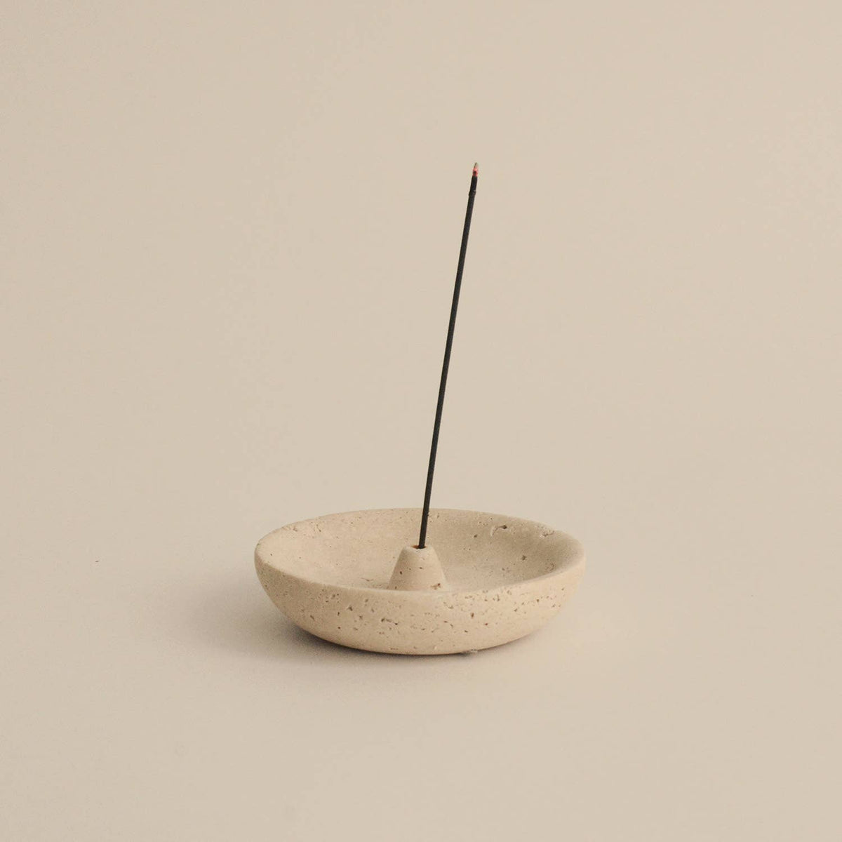 Travertine Incense Holder