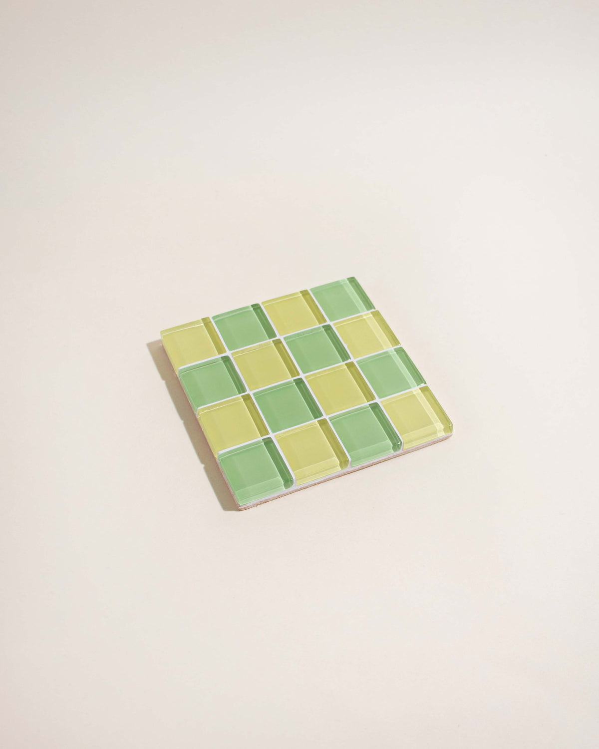 GLASS TILE COASTER - Baby Corn