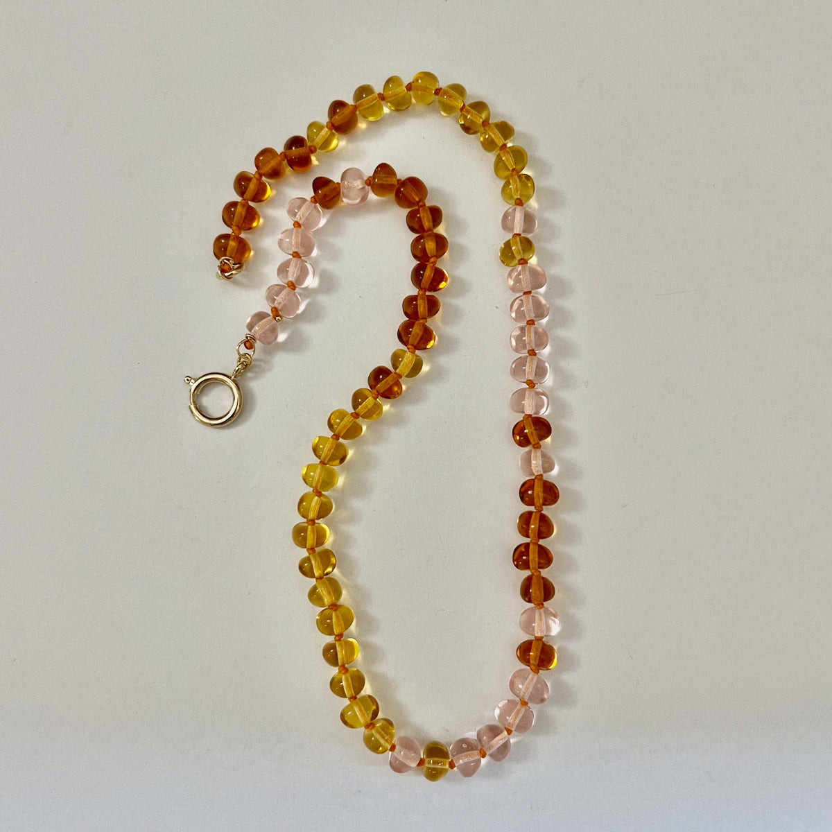 Spring Bauble Knotted Necklace