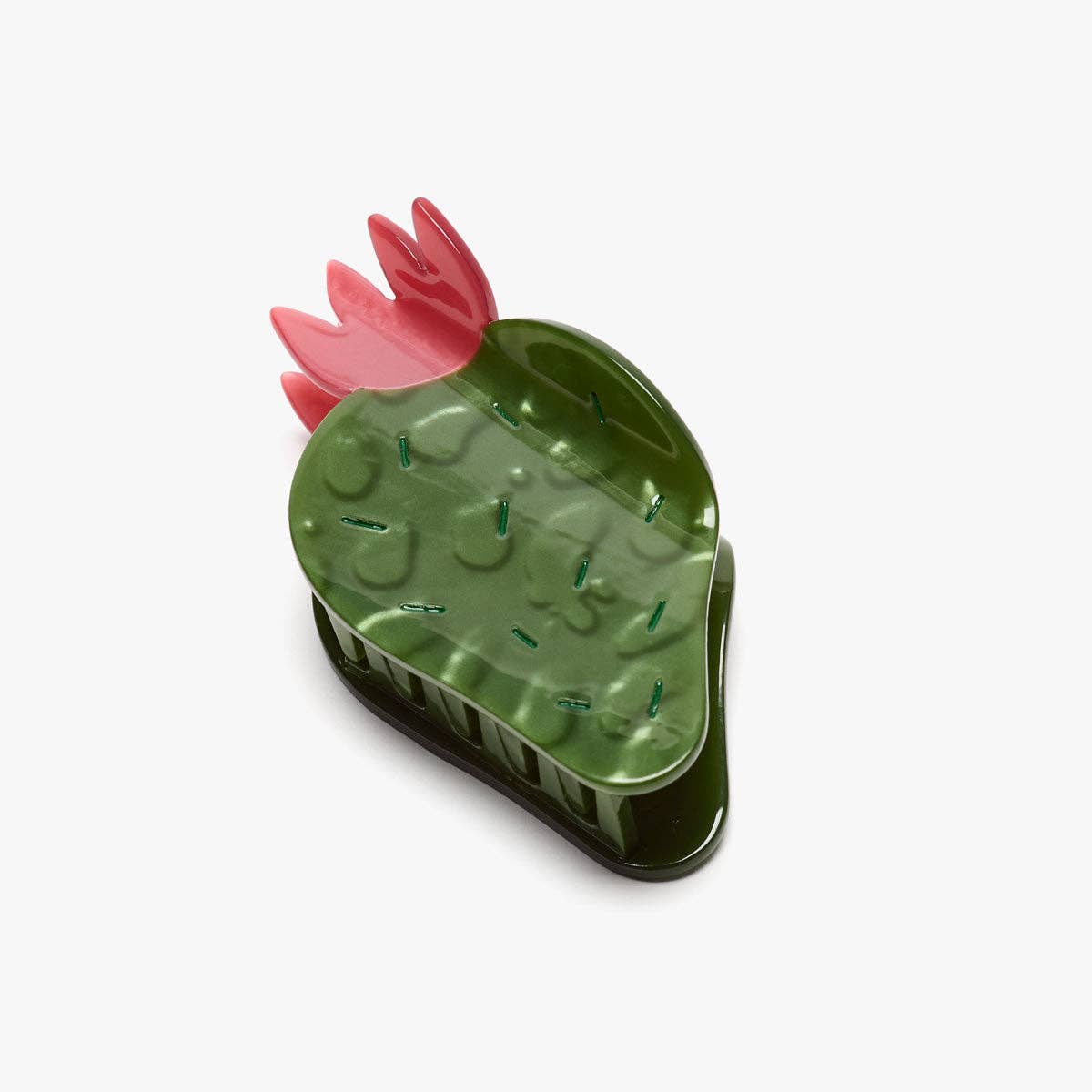 Nopal Succulent Cactus FlowerWomen&#39;s Acetate Hair Claw Clip