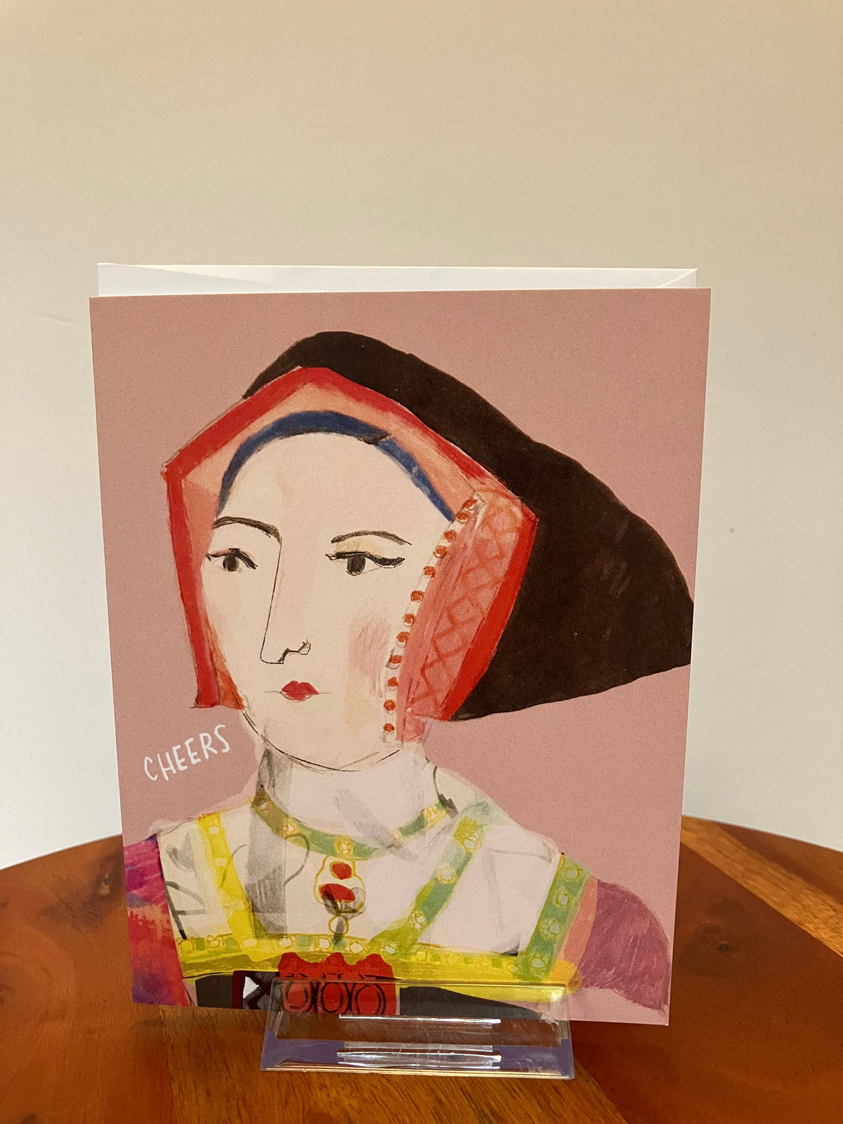 A2 Greeting Card - Tudor Cheers (Jane Seymour)