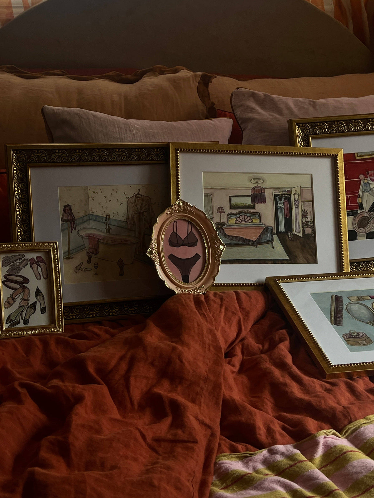 Getting Ready: black and pink Fine Art Print: 8x10