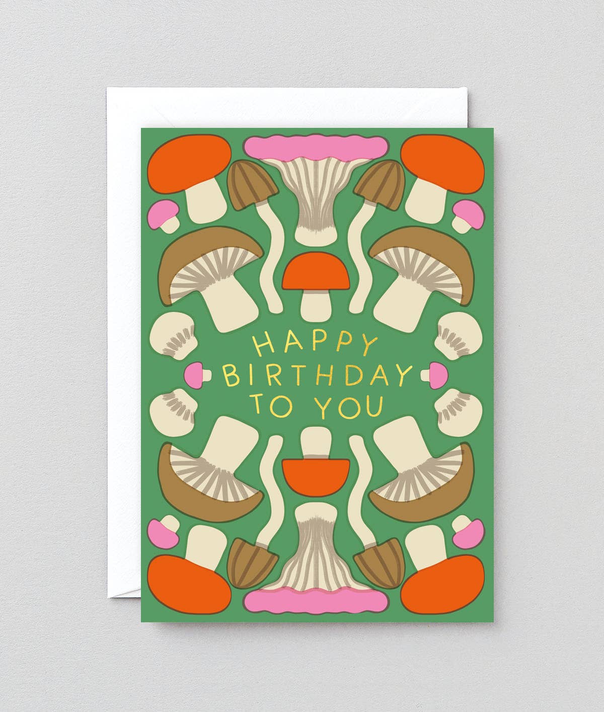 Happy Birthday Mushrooms&#39; Greetings Card