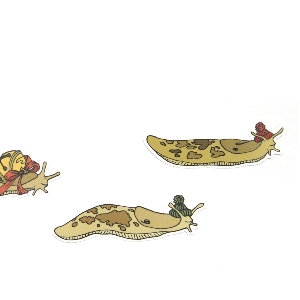 Slug Sticker with Red Hat