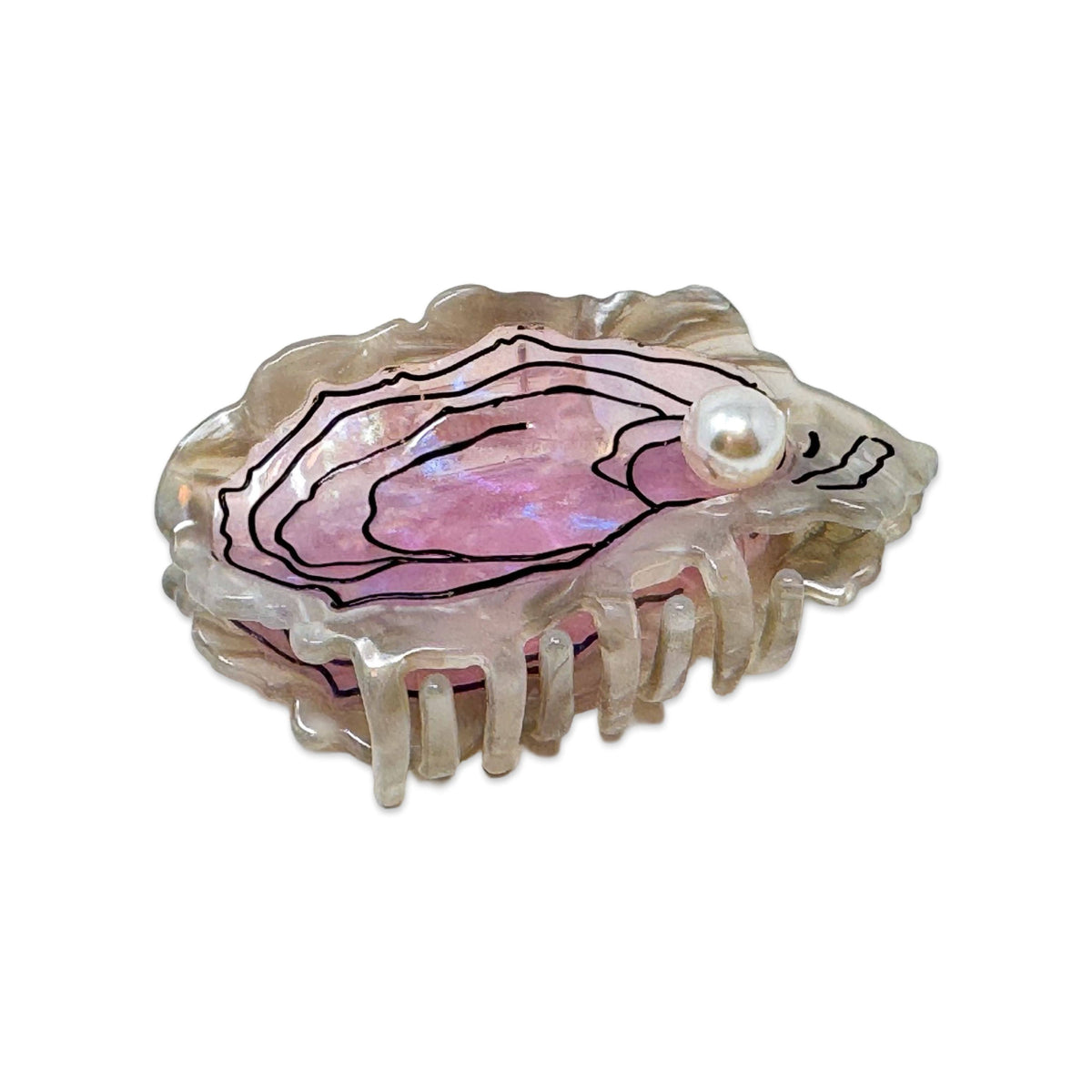 Oyster Hair Claw Clip