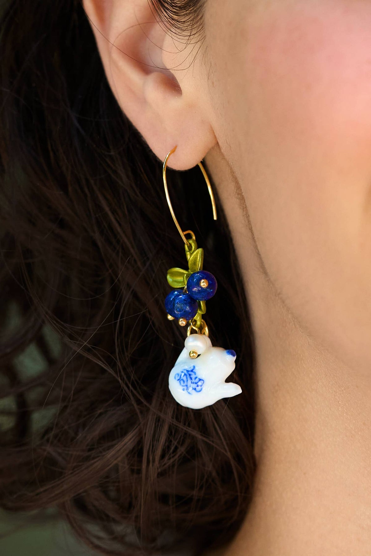 Tea Earrings - 18K Gold Plated