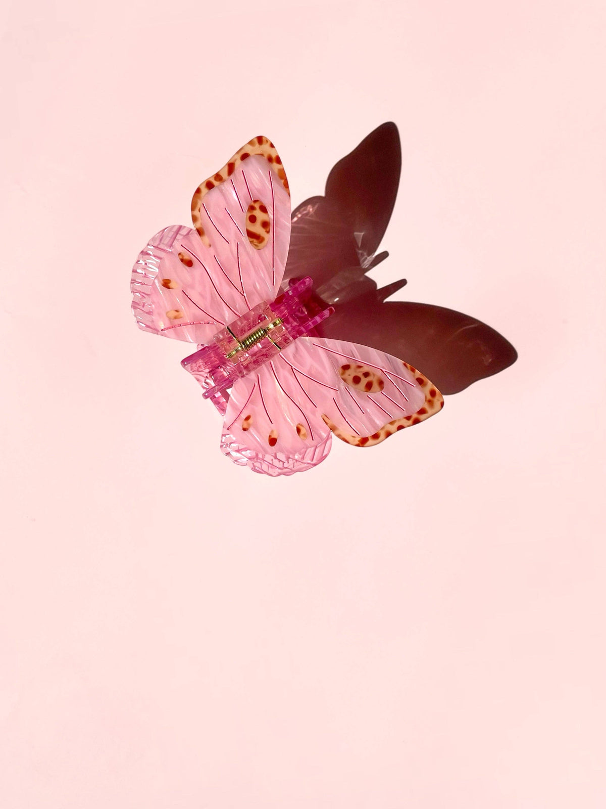 Butterfly Claw Clip // Cellulose Acetate: Tortoise