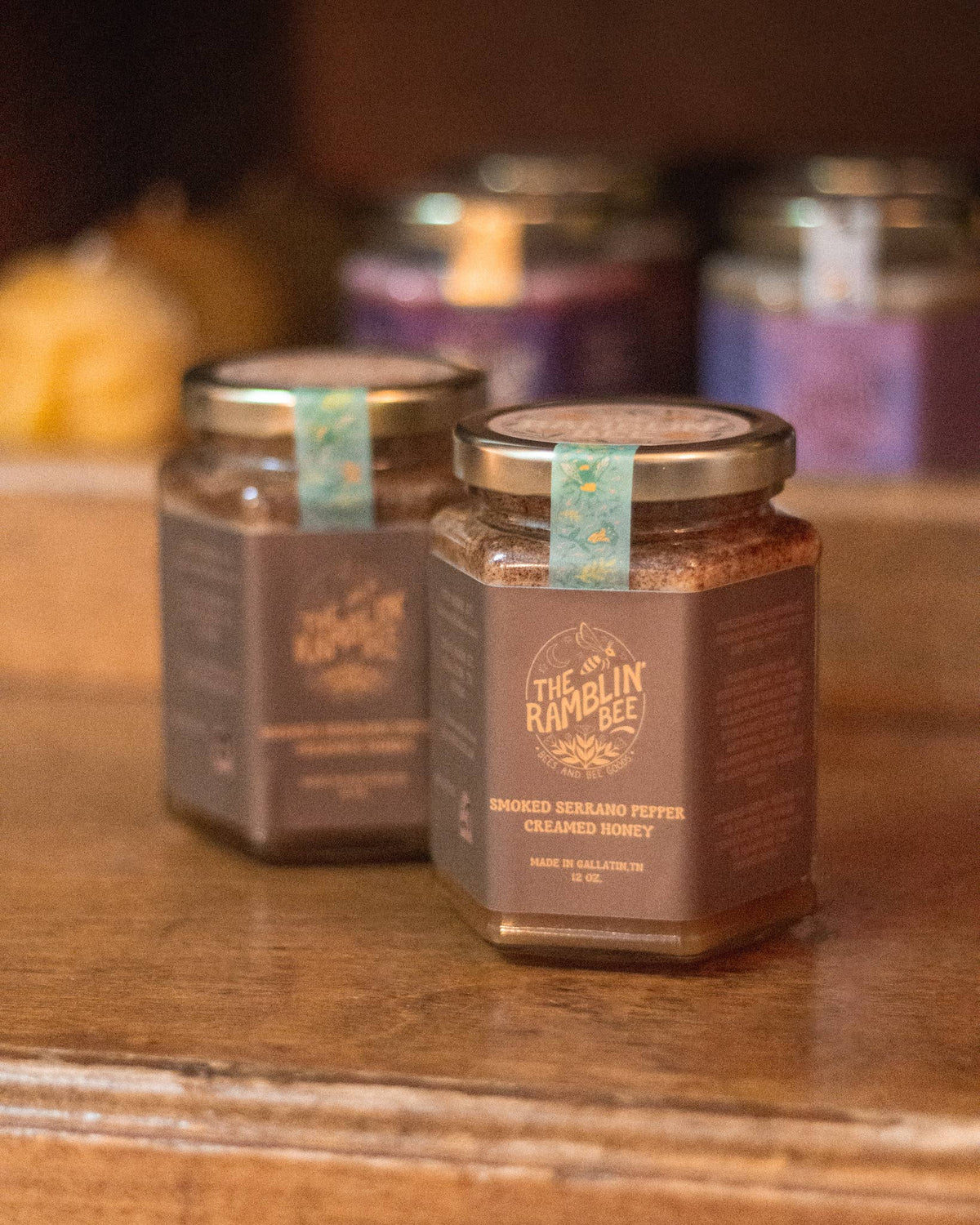 Smoked Serrano Pepper Creamed Honey