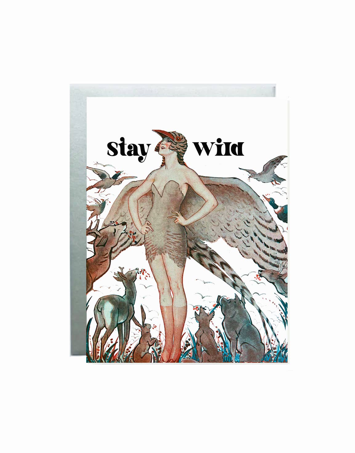 Stay Wild Everyday Vintage Greeting Card