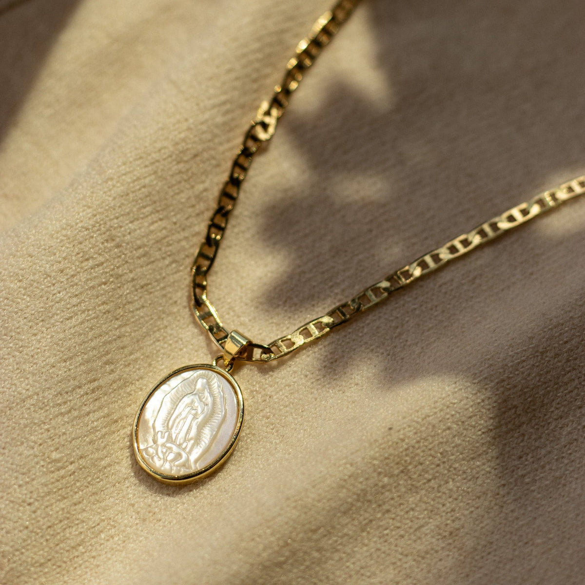 Grace Necklace | Gold-Filled Mother Mary Necklace