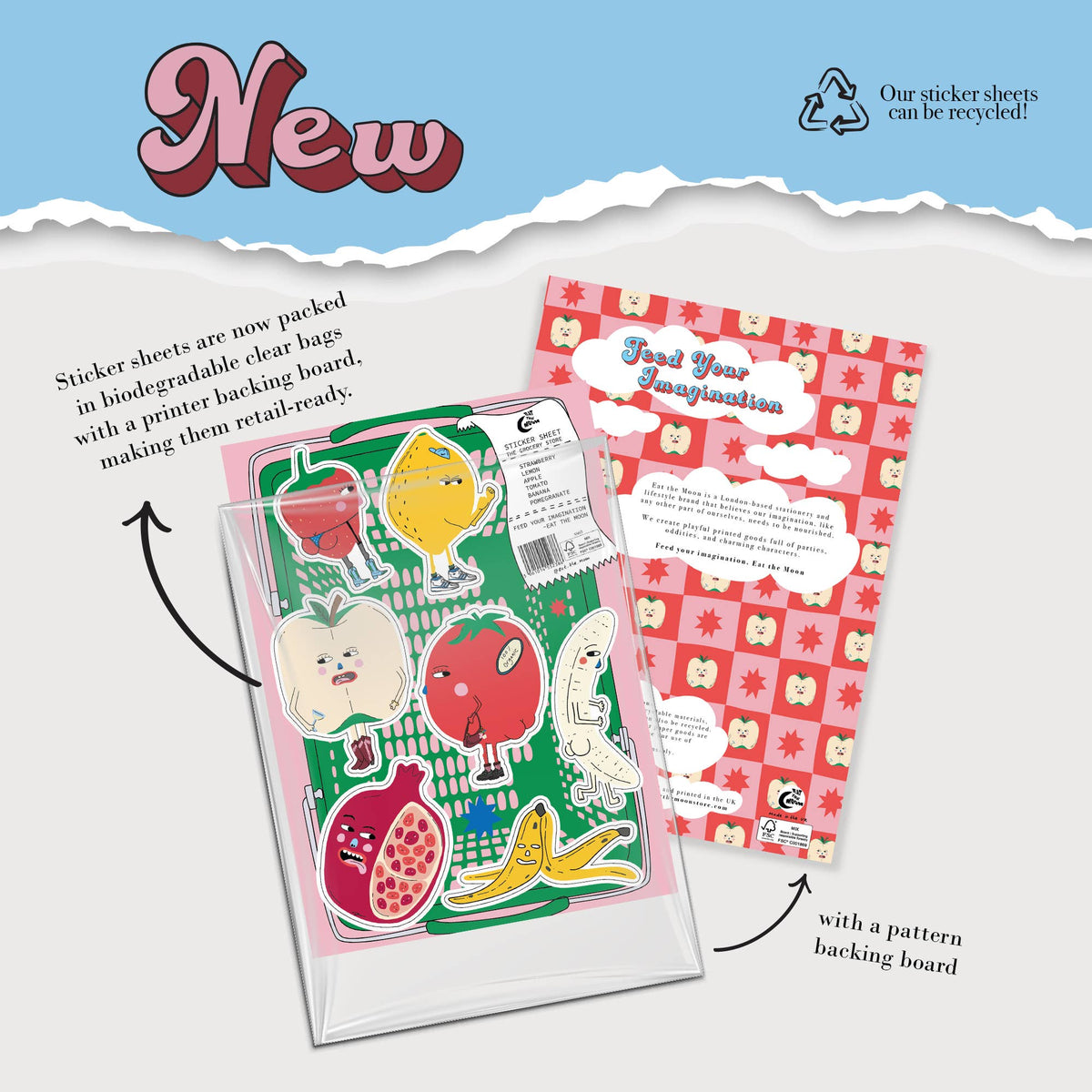 A5 Grocery store sticker sheet , scrapbooking stickers