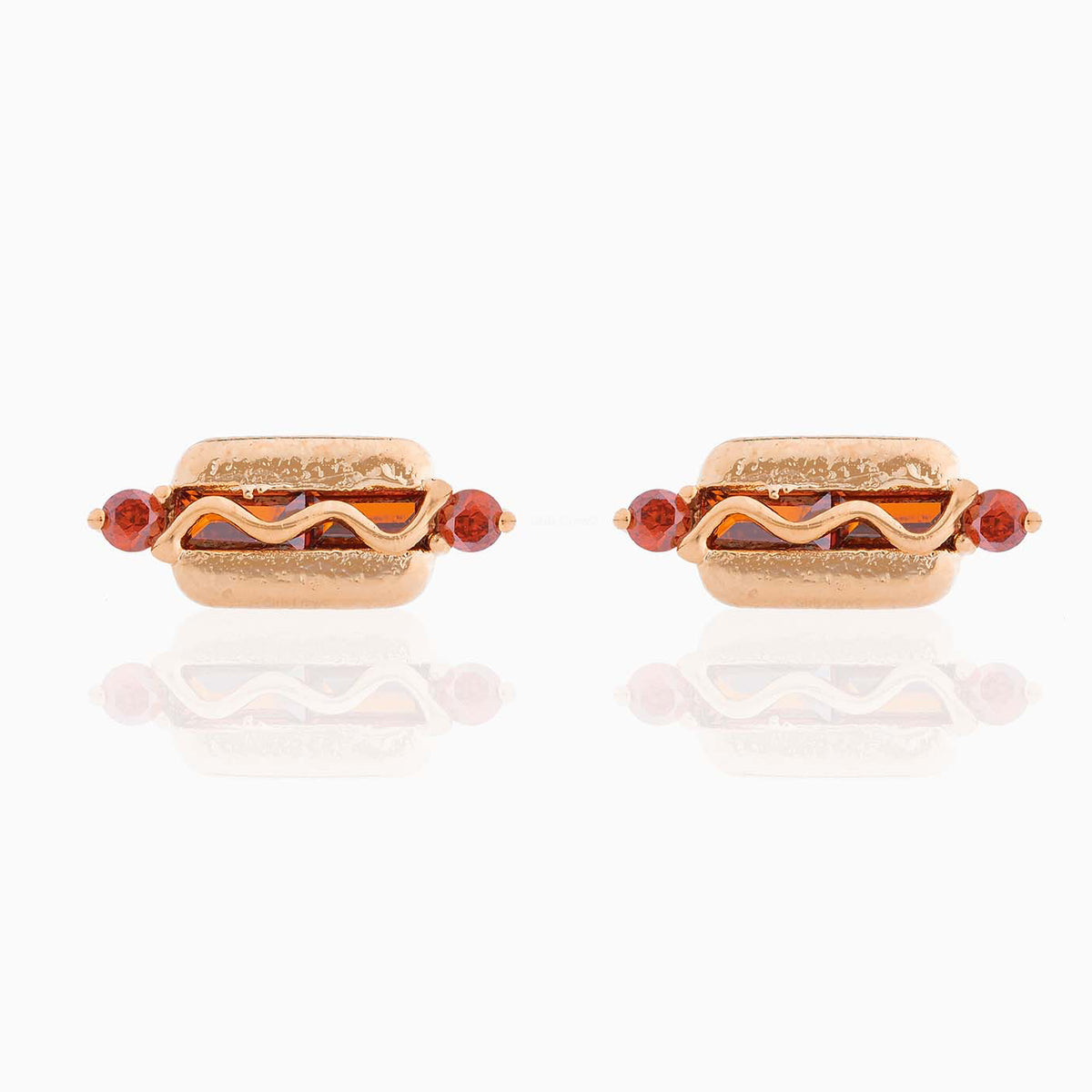 Hot Dog Studs: Gold sold SINGLE