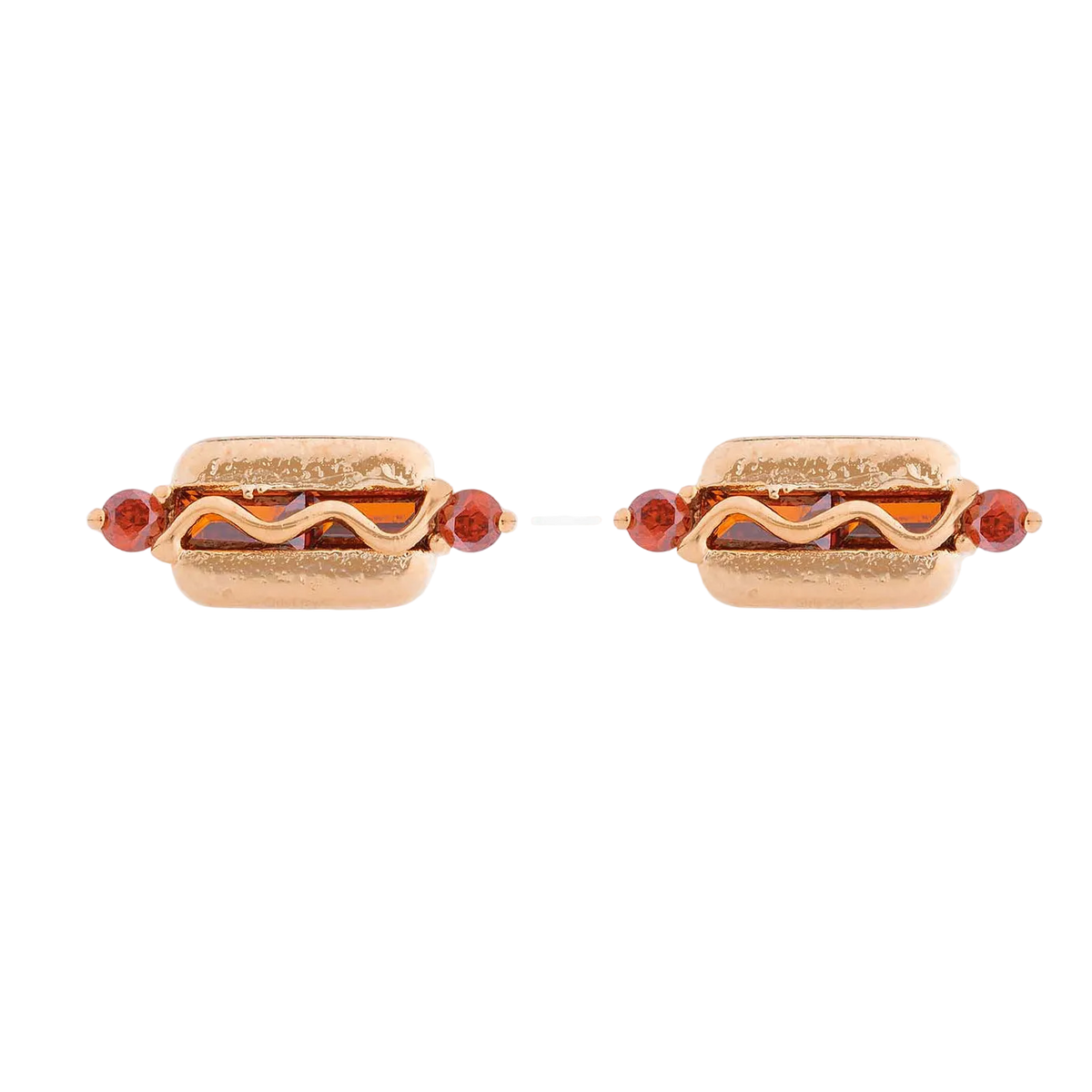 Hot Dog Studs: Gold sold SINGLE