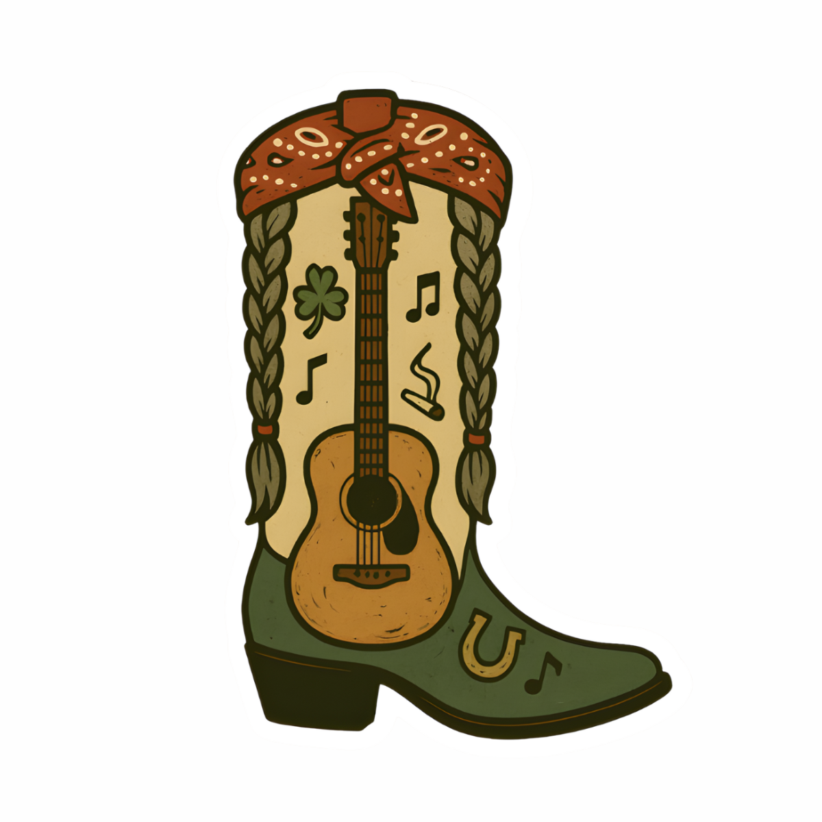 Willie Boot Sticker 