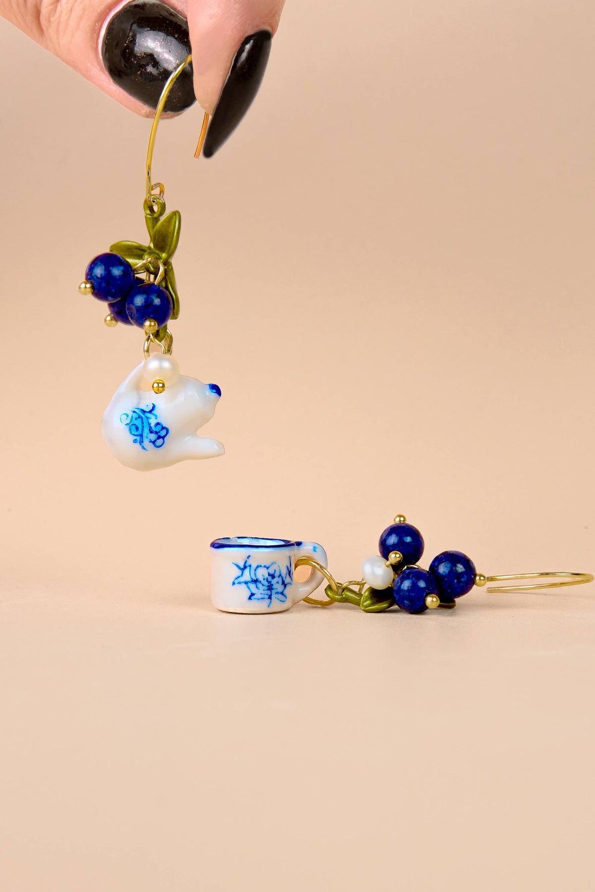 Tea Earrings - 18K Gold Plated
