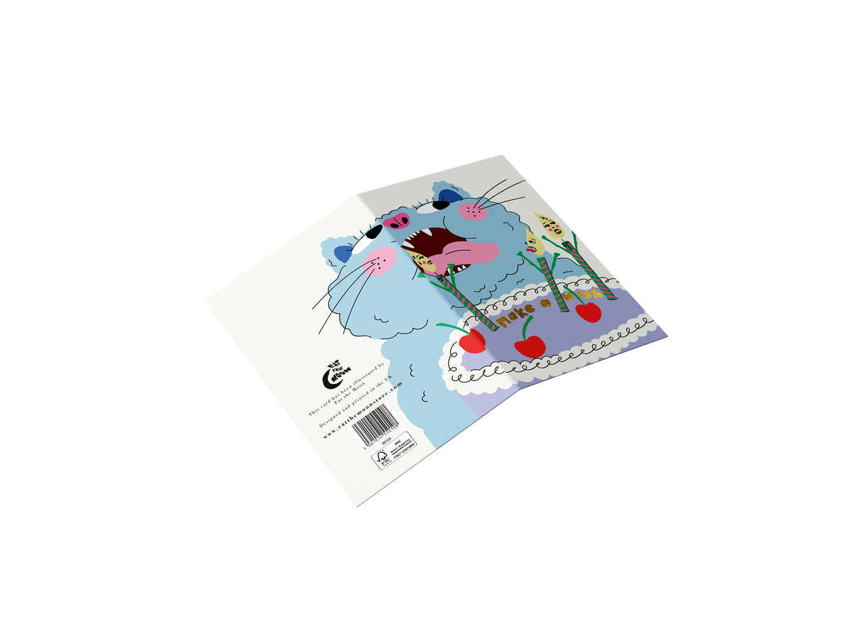 Make a wish greeting card - funny birthday card