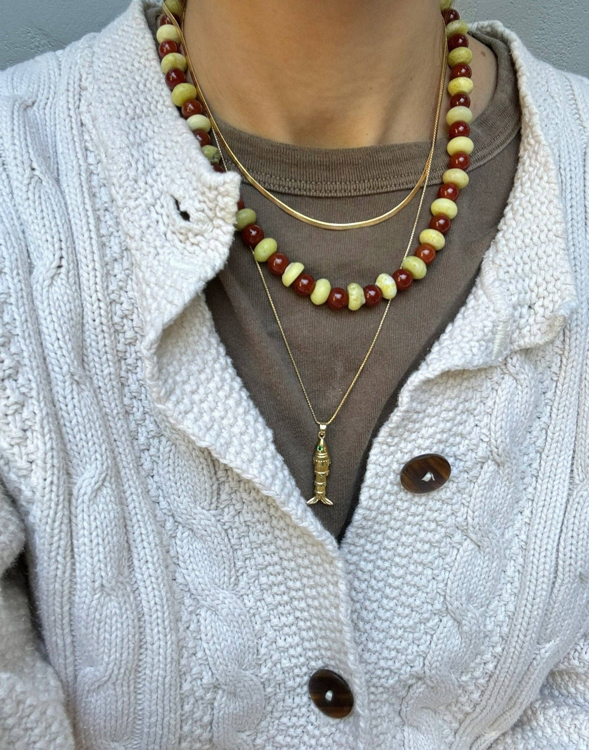 Koi Good Luck Pendant Necklace