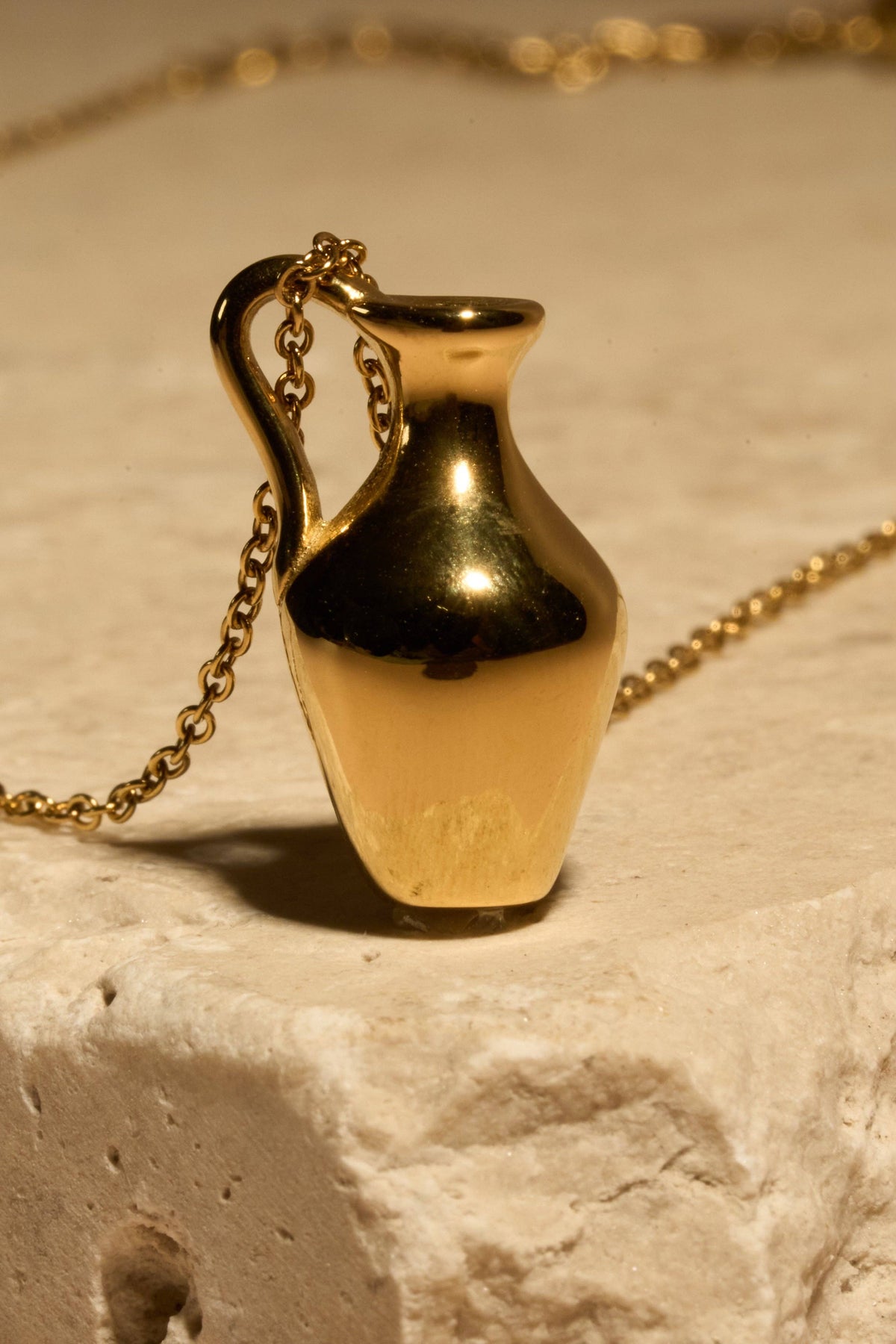 Pitcher This Necklace - 18K Gold Plated