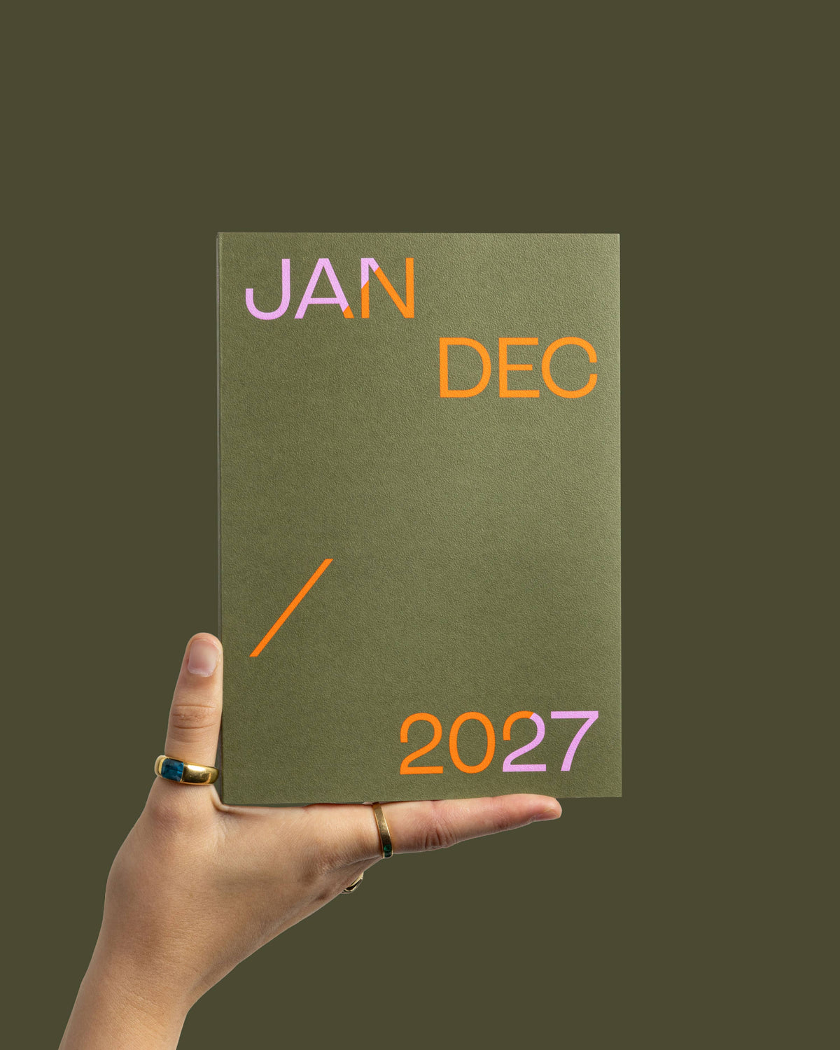 2027 Planner: Olive Green / Frames