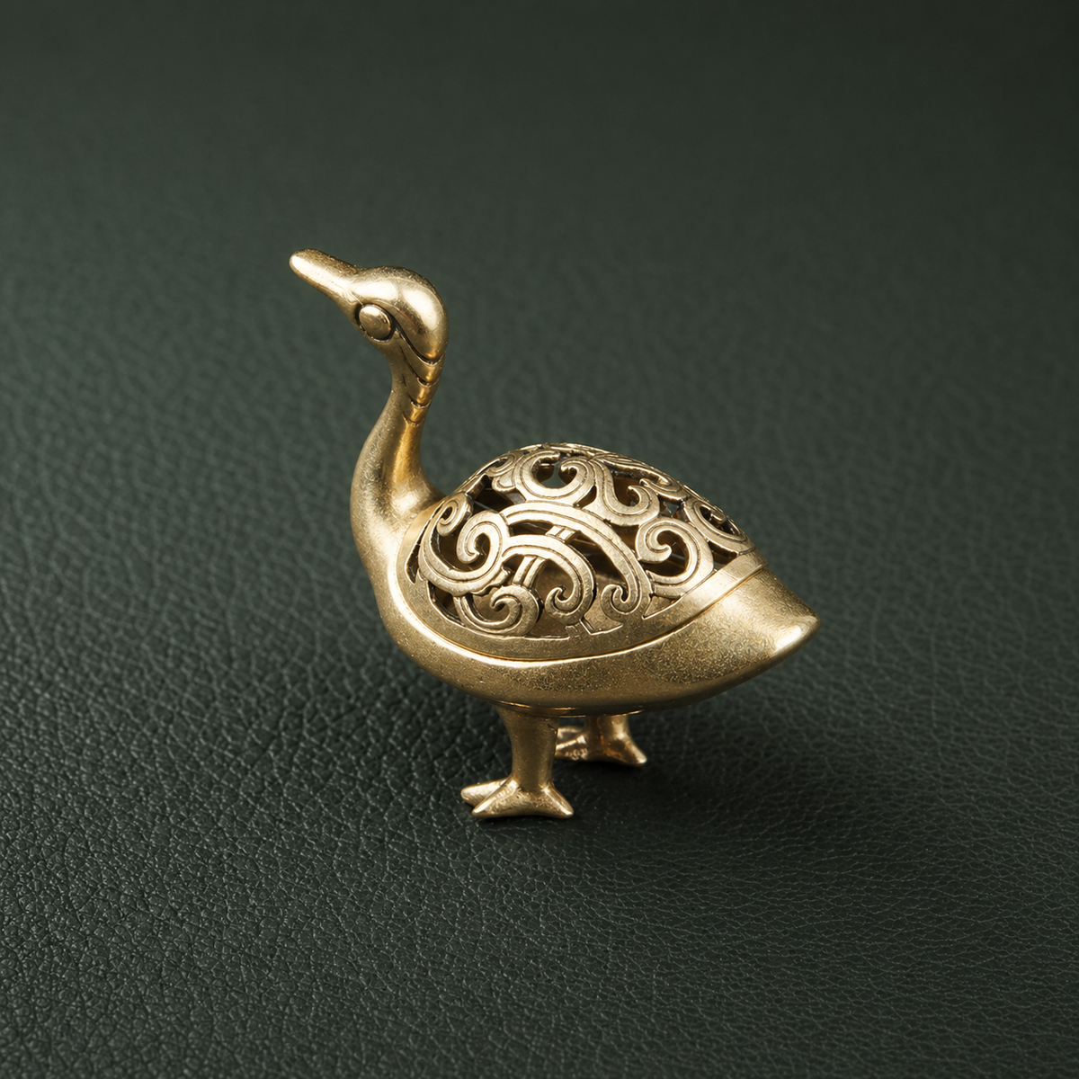 Antique Brass Wild Goose Incense Burner Ornament: A1