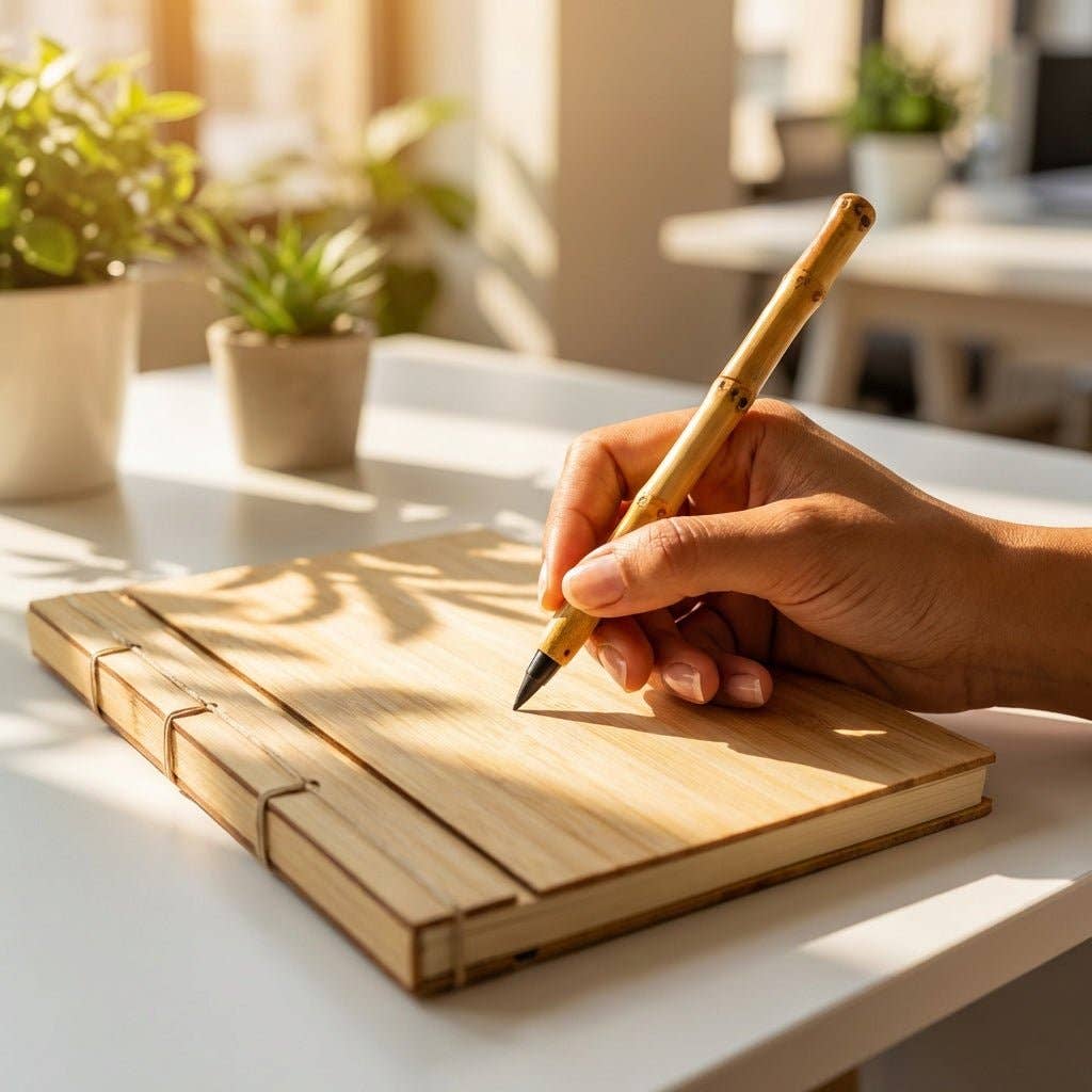 Bamboo Root Pencil | Never Ending Pencil