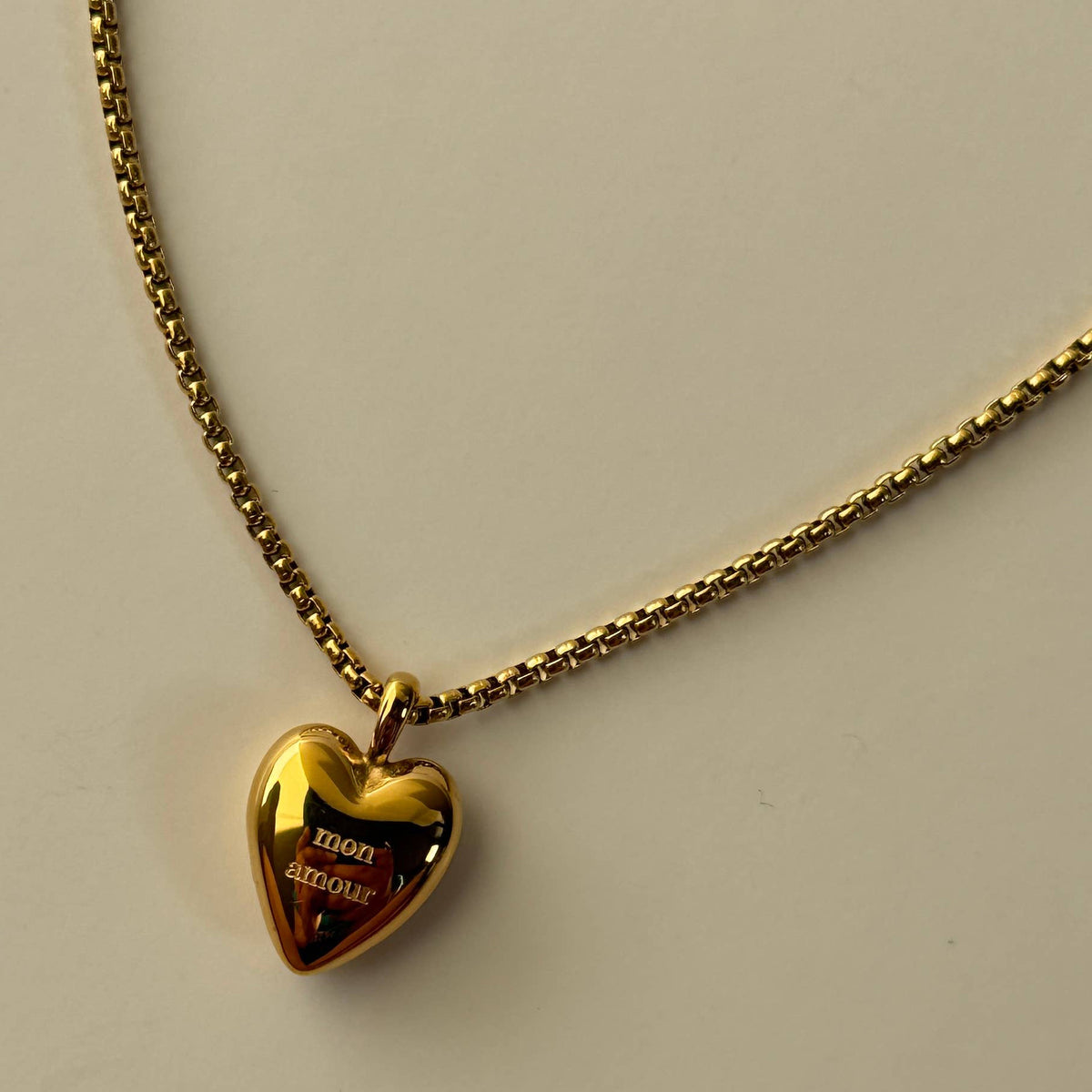 Mon Amour Necklace- Gold