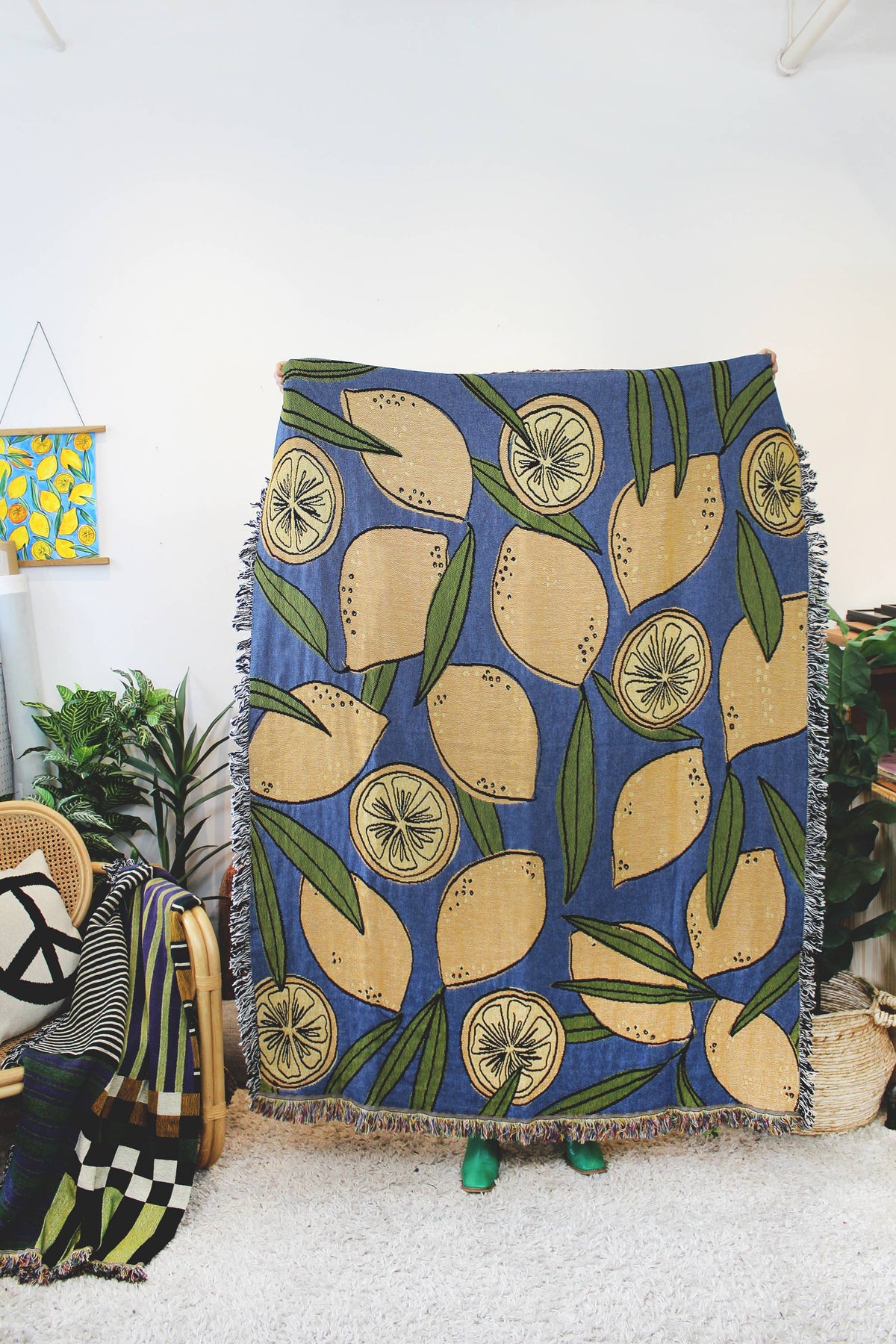 Lemonade Days Tapestry Blanket