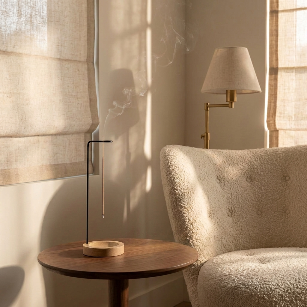 Kanso Suspended Incense Holder: Dark Wood