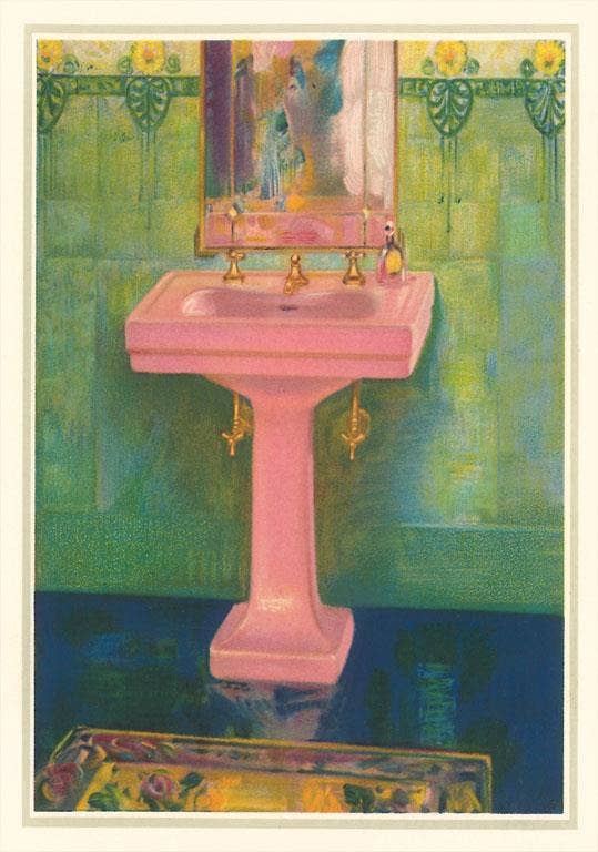 Art Print AD-496 Pink Sink