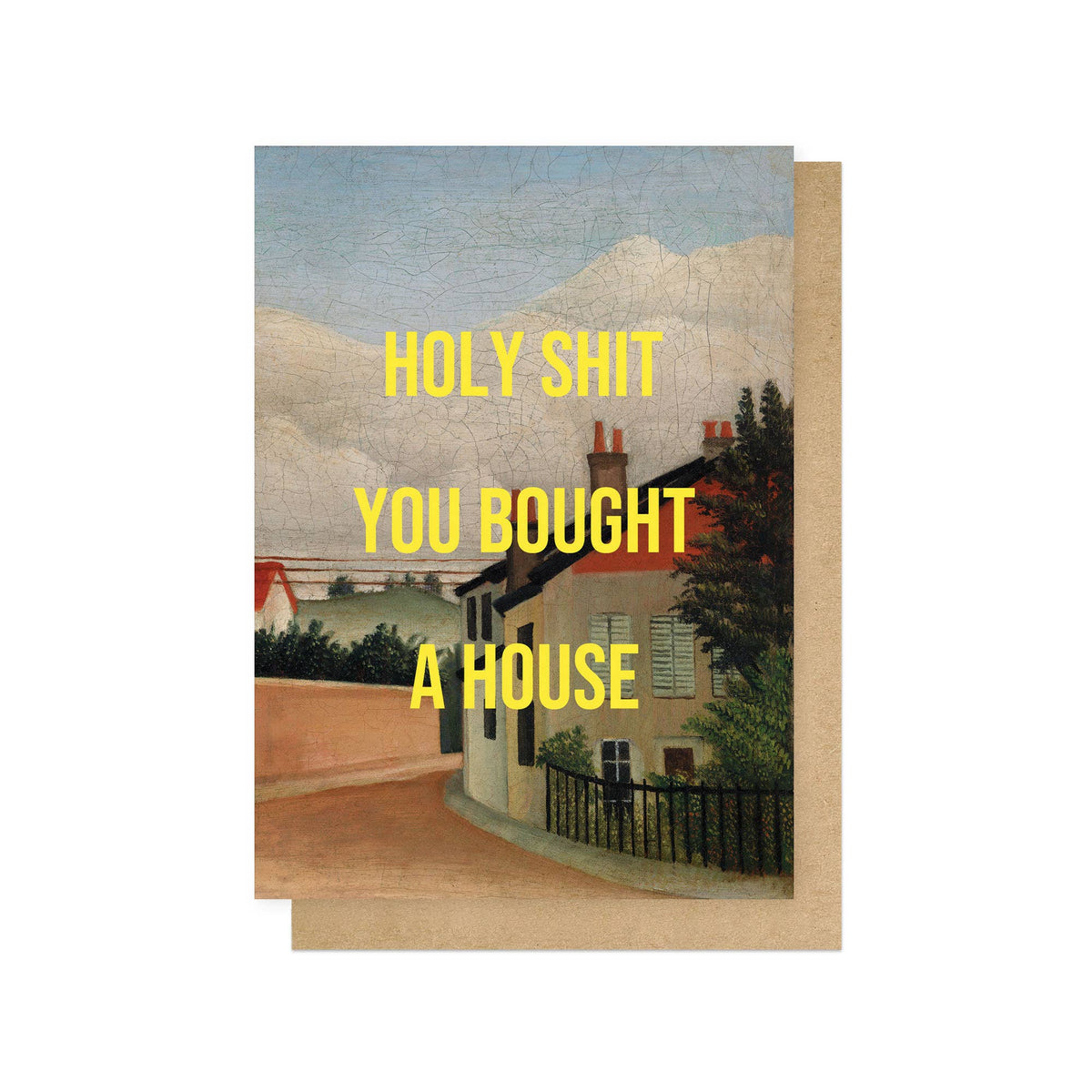 Bought A House Greetings Card: Bio-Cello