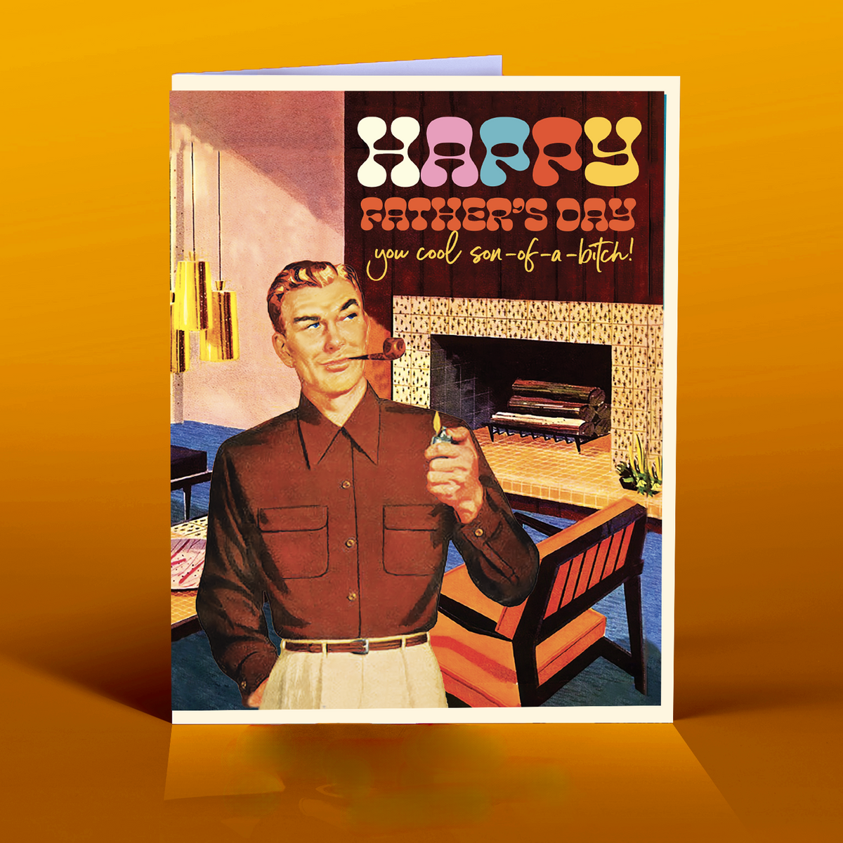MIDCENTURY DAD father&#39;s day card
